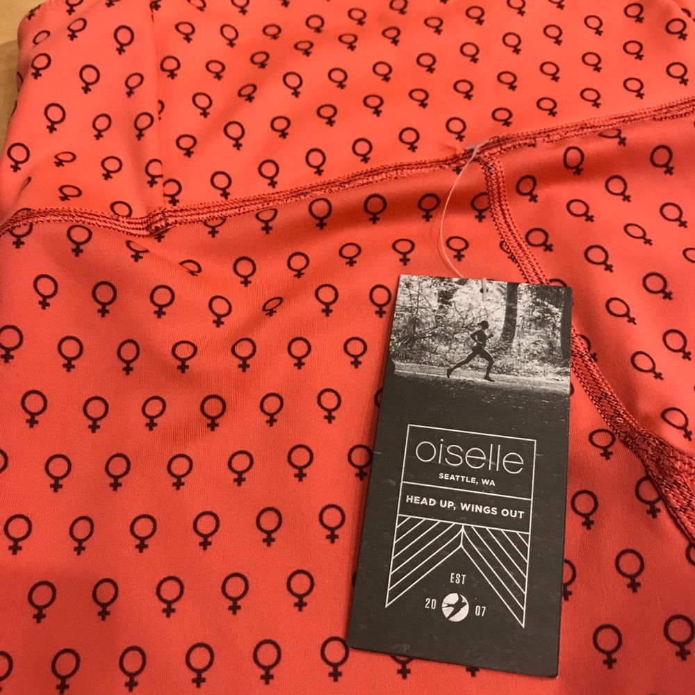 Oiselle Bird Hug Reversible Tights - Size 2 NWT